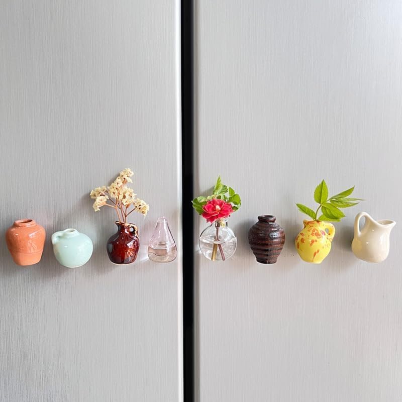 Bloom Magnets™ - 8 Piece Magnetic Vase Set