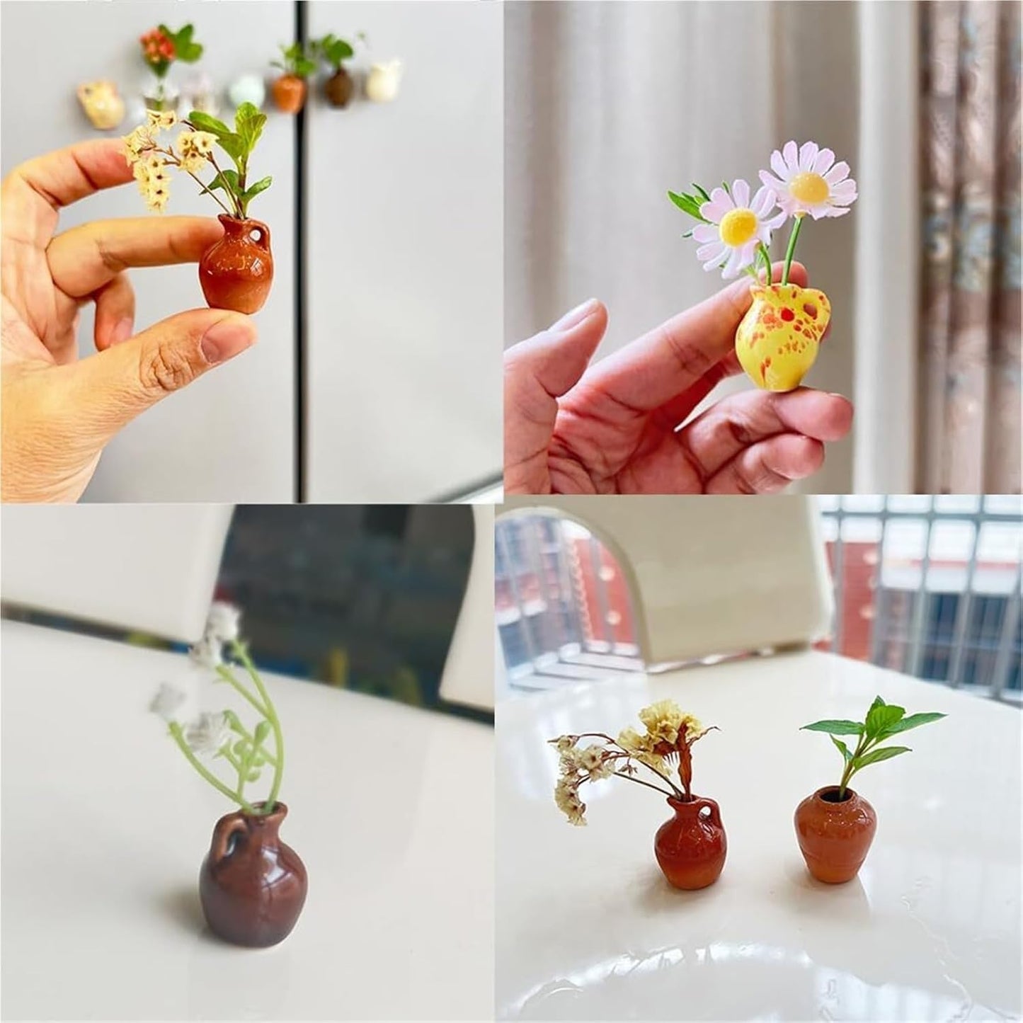 Bloom Magnets™ - 8 Piece Magnetic Vase Set