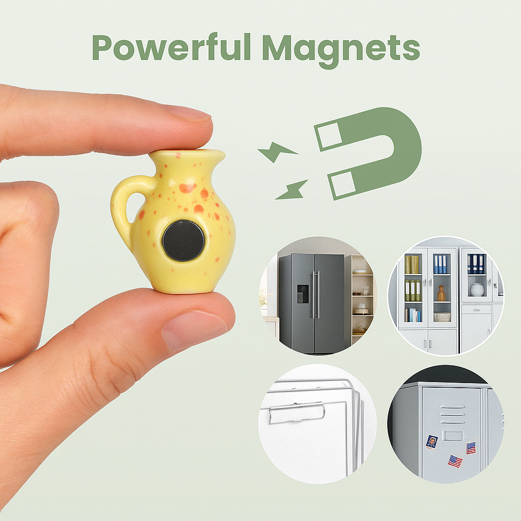 Bloom Magnets™ - 8 Piece Magnetic Vase Set